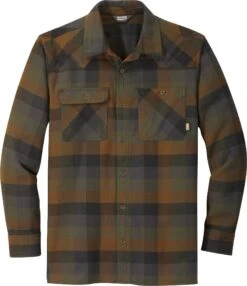 Outdoor Research Feedback Flannel Shirt - Men's|-|Chemise Feedback Flannel - Homme -Altitude Sports ORR 242862 7EFatigue 20Plaid