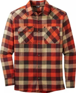 Outdoor Research Feedback Flannel Shirt - Men's|-|Chemise Feedback Flannel - Homme -Altitude Sports ORR 242862 7EPaprika 20Plaid