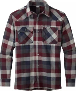 Outdoor Research Feedback Flannel Shirt - Men's|-|Chemise Feedback Flannel - Homme -Altitude Sports ORR 242862 7ERaisin 20Plaid