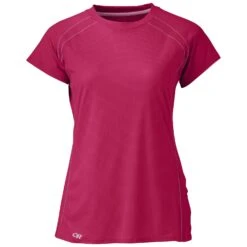 Outdoor Research Women's Echo Short Sleeve Tee|-|T-Shirt Echo Duo Femme -Altitude Sports ORR 243709 7EDesert 20Sunrise 20 20Paradise