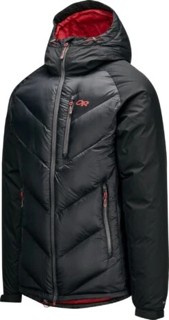 Outdoor Research Alpine Down Hooded Jacket - Men's|-|Manteau à Capuchon Alpine Down - Homme -Altitude Sports ORR 268083 7E 7EStudio 20Side 20Black