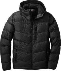Outdoor Research Transcendent Down Hoody - Men's|-|Manteau En Duvet à Capuchon Transcendent - Homme -Altitude Sports ORR 268084 7EBlack 580a3835 edfa 4d08 b150 f4b889fa4248