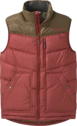 Outdoor Research Transcendent Down Vest - Men's|-|Veste Transcendent Down - Homme -Altitude Sports ORR 268086 7EFirebrick 20 20Carob