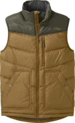 Outdoor Research Transcendent Down Vest - Men's|-|Veste Transcendent Down - Homme -Altitude Sports ORR 268086 7EOchre 20 20Juniper