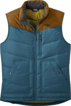 Outdoor Research Transcendent Down Vest - Men's|-|Veste Transcendent Down - Homme -Altitude Sports ORR 268086 7EPrussian 20Blue 20 20Saddle