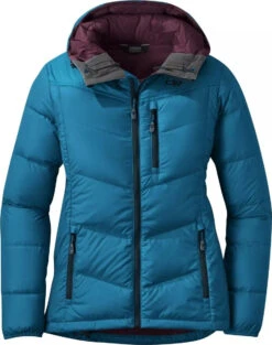 Outdoor Research Transcendent Down Hoody (Past Season) - Women's|-|Manteau à Capuchon Transcendent Down (saison Précédente) - Femme -Altitude Sports ORR 268105 7ECelestial 20Blue