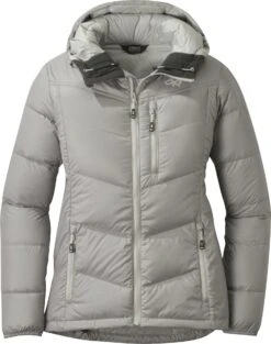 Outdoor Research Transcendent Down Hoody (Past Season) - Women's|-|Manteau à Capuchon Transcendent Down (saison Précédente) - Femme -Altitude Sports ORR 268105 7ESlate