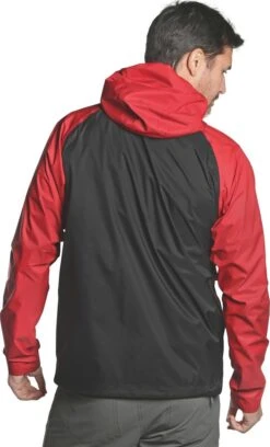 Outdoor Research Apollo Rain Jacket - Men's|-|Manteau De Pluie Apollo - Homme -Altitude Sports ORR 269169 7E 7Eback 20Tomato 20 20Multi