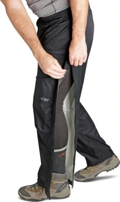 Outdoor Research Apollo Rain Pants - Men's|-|Pantalon De Pluie Apollo - Homme -Altitude Sports ORR 269170 7E 7EZipper 20Black