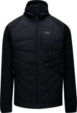 Outdoor Research Refuge Hybrid Hooded Jacket - Men's|-|Veste à Capuchon Refuge - Homme -Altitude Sports ORR 269180 7EBlack 815cd4c0 c9c6 47e3 b033 6c460d429446
