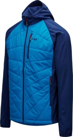 Outdoor Research Refuge Hybrid Hooded Jacket - Men's|-|Veste à Capuchon Refuge - Homme -Altitude Sports ORR 269180 7E 7EStudio 20Side 20Admiral 20 20Twilight