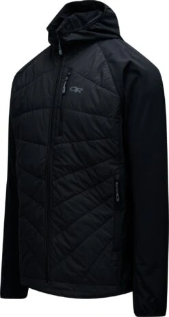 Outdoor Research Refuge Hybrid Hooded Jacket - Men's|-|Veste à Capuchon Refuge - Homme -Altitude Sports ORR 269180 7E 7EStudio 20Side 20Black