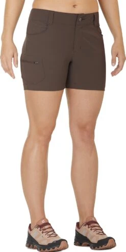 Outdoor Research Ferrosi Shorts -5 Inch - Women's|-|Short Ferrosi 5 Pouces - Femme -Altitude Sports ORR 269195 7E 7EFront 20Mushroom