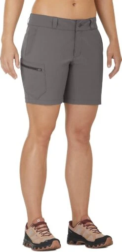 Outdoor Research Ferrosi Shorts -7 Inch - Women's|-|Short Ferrosi 7 Pouces - Femme 27 Outdoor Research Ferrosi Shorts -7 Inch - Women's|-|Short Ferrosi 7 Pouces - Femme -Altitude Sports ORR 269196 7E 7EDetail1 20Pewter
