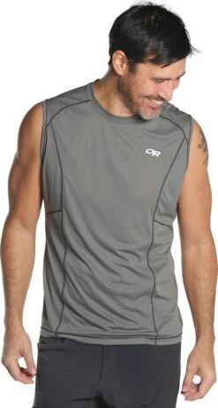 Outdoor Research Echo Tank - Men's|-|Camisole Echo - Homme -Altitude Sports ORR 269209 7E 7Ec 20Pebble