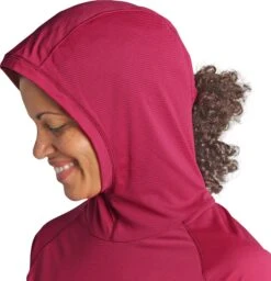 Outdoor Research Echo Hoody - Women's|-|Chandail à Capuchon Echo - Femme -Altitude Sports ORR 269241 7E 7EHoodSide 20Sangria