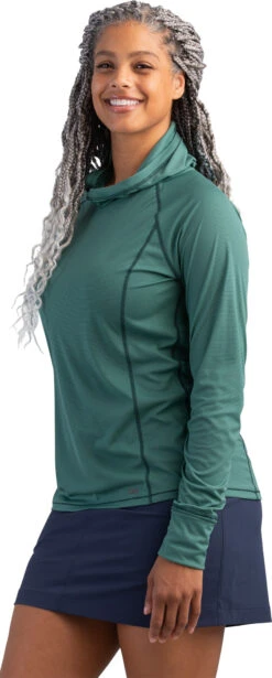 Outdoor Research Echo Hoody - Women's|-|Chandail à Capuchon Echo - Femme -Altitude Sports ORR 269241 7E 7ESide 20Blue 20Spruce