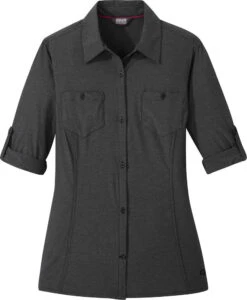 Outdoor Research Wayward Long Sleeve Shirt - Women's|-|Chemise à Manches Longues Wayward - Femme 21 Outdoor Research Wayward Long Sleeve Shirt - Women's|-|Chemise à Manches Longues Wayward - Femme -Altitude Sports ORR 269254 7E 7Efold 20Black