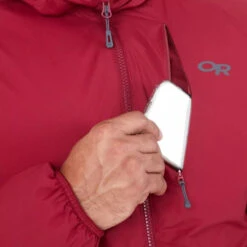 Outdoor Research Refuge Hooded Jacket - Men's|-|Manteau à Capuchon Refuge - Homme -Altitude Sports ORR 271422 7E 7EDetail1 20Retro 20Red
