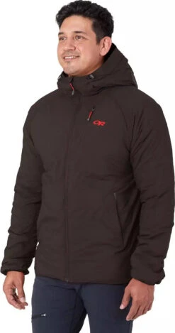 Outdoor Research Refuge Hooded Jacket - Men's|-|Manteau à Capuchon Refuge - Homme -Altitude Sports ORR 271422 7E 7Ef 20Dark 20Roast