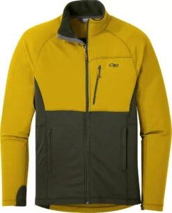 Outdoor Research Vigor Full Zip - Men's|-|Chandail à Glissière Vigor - Homme -Altitude Sports ORR 271451 7ETurmeric 20 20Forest