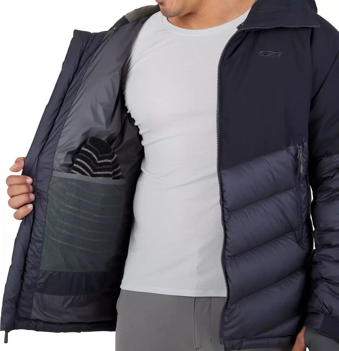 Outdoor Research Super Transcendent Down Hooded Jackt - Men's|-|Manteau à Capuchon Super Transcendent Down - Homme 8 Outdoor Research Super Transcendent Down Hooded Jackt - Men's|-|Manteau à Capuchon Super Transcendent Down - Homme - Image 6