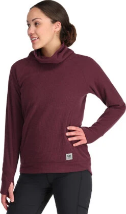 Outdoor Research Trail Mix Cowl Pullover - Women's|-|Pullover à Grand Col Bénitier Trail Mix - Femme -Altitude Sports ORR 274441 7E 7EFront 20Kalamata