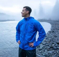 Outdoor Research Helium Rain Jacket - Men's|-|Manteau Imperméable Helium - Homme -Altitude Sports ORR 275386 7E 7EB 20Azure