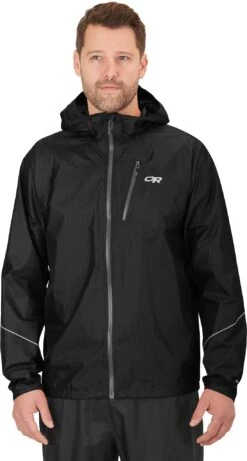 Outdoor Research Helium Rain Jacket - Men's|-|Manteau Imperméable Helium - Homme -Altitude Sports ORR 275386 7E 7EDetail2 20Black 3965641d c69a 4076 8a74 238c367db7b8