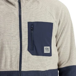 Outdoor Research Trail Mix Hoodie - Men's|-|Chandail à Capuchon Trail Mix - Homme -Altitude Sports ORR 279953 7E 7EDetail1 20Sand 20 20Naval 20Blue