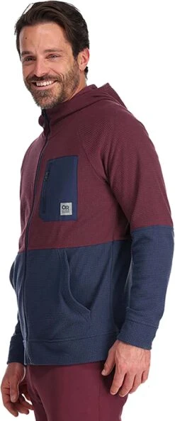 Outdoor Research Trail Mix Hoodie - Men's|-|Chandail à Capuchon Trail Mix - Homme -Altitude Sports ORR 279953 7E 7ESide 20Kalamata 20 20Naval 20Blue
