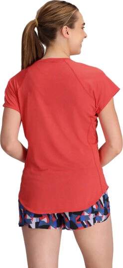 Outdoor Research Argon Short Sleeves Tee - Women's|-|T-shirt Courtes Manches Argon - Femme -Altitude Sports ORR 279963 7E 7EBack 20Rhubarb b8eb664b 4336 4c9d a984 29e1c3d38612