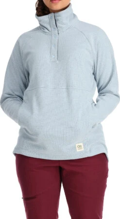 Outdoor Research Trail Mix Snap Pullover - Women's|-|Chandail à Boutons-pression Trail Mix - Femme 29 Outdoor Research Trail Mix Snap Pullover - Women's|-|Chandail à Boutons-pression Trail Mix - Femme -Altitude Sports ORR 279973 7E 7EFront1 20Arctic