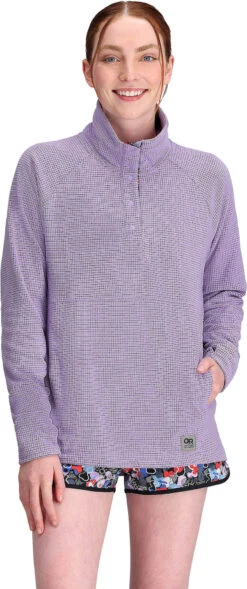 Outdoor Research Trail Mix Snap Pullover - Women's|-|Chandail à Boutons-pression Trail Mix - Femme 37 Outdoor Research Trail Mix Snap Pullover - Women's|-|Chandail à Boutons-pression Trail Mix - Femme -Altitude Sports ORR 279973 7E 7EFront 20Lavender a250a2b1 86f1 41b4 941e dfd10fc1e872