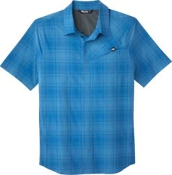 Outdoor Research Astroman Short Sleeves Sun Shirt - Men's|-|Chemise De Soleil Courtes Manches Astroman - Homme -Altitude Sports ORR 282278 7ECascade 20Plaid