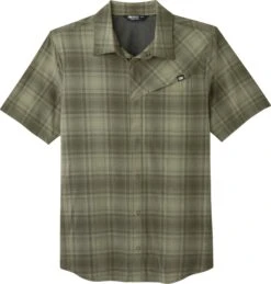 Outdoor Research Astroman Short Sleeves Sun Shirt - Men's|-|Chemise De Soleil Courtes Manches Astroman - Homme -Altitude Sports ORR 282278 7EFatigue 20Plaid