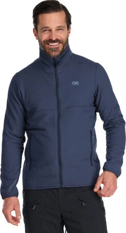 Outdoor Research Vigor Plus Fleece Jacket - Men's|-|Veste Polaire Vigor Plus - Homme 33 Outdoor Research Vigor Plus Fleece Jacket - Men's|-|Veste Polaire Vigor Plus - Homme -Altitude Sports ORR 283183 7E 7EFront1 20Naval 20Blue