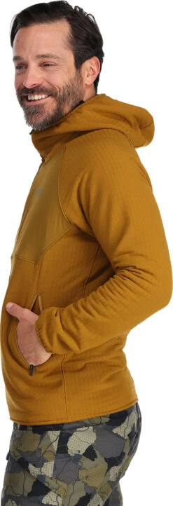 Outdoor Research Vigor Plus Hooded Full Zip Fleece Sweatshirt - Men's|-|Chandail En Molleton à Capuchon Et Glissière Pleine Longueur Vigor Plus - Homme -Altitude Sports ORR 283184 7E 7ESide 20Tapenade