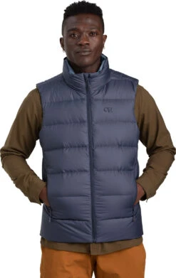 Outdoor Research Coldfront Down Vest - Men's|-|Veste En Duvet Colfront - Homme -Altitude Sports ORR 283186 7E 7EFront1 20Naval 20Blue
