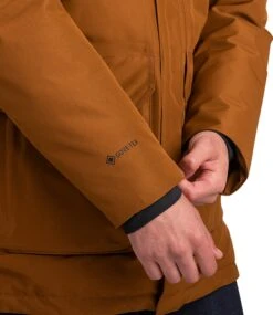 Outdoor Research Stormcraft Down Parka - Men's|-|Parka En Duvet Stormcraft - Homme -Altitude Sports ORR 283189 7E 7EDetail1 20Model 20Saddle