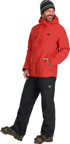 Outdoor Research Snowcrew Jacket - Men's|-|Manteau Snowcrew - Homme -Altitude Sports ORR 283190 7E 7EFront2 20Cranberry