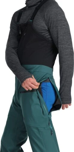 Outdoor Research Skytour AscentShell Bibs - Men's|-|Salopette Skytour AscentShell - Homme -Altitude Sports ORR 283193 7E 7EDetail1 20Treeline 20 20Black