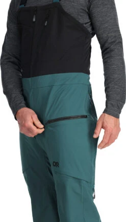 Outdoor Research Skytour AscentShell Bibs - Men's|-|Salopette Skytour AscentShell - Homme -Altitude Sports ORR 283193 7E 7EDetail6 20Treeline 20 20Black