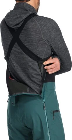 Outdoor Research Skytour AscentShell Bibs - Men's|-|Salopette Skytour AscentShell - Homme -Altitude Sports ORR 283193 7E 7EDetail 20Treeline 20 20Black