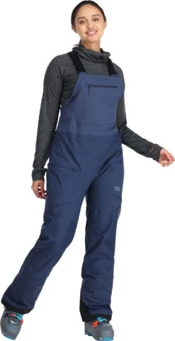 Outdoor Research Skytour AscentShell Bibs - Women's|-|Salopette Skytour AscentShell - Femme -Altitude Sports ORR 283208 7E 7EFront 20Naval 20Blue