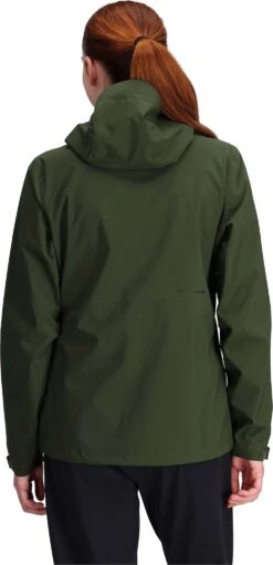 Outdoor Research Dryline Rain Jacket - Women's|-|Manteau Imperméable De Dryline - Femme -Altitude Sports ORR 287618 7E 7EBack 20Verde