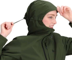 Outdoor Research Dryline Rain Jacket - Women's|-|Manteau Imperméable De Dryline - Femme -Altitude Sports ORR 287618 7E 7EDetail3 20Verde