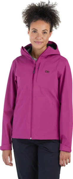 Outdoor Research Dryline Rain Jacket - Women's|-|Manteau Imperméable De Dryline - Femme -Altitude Sports ORR 287618 7E 7EFront 20Fuchsia