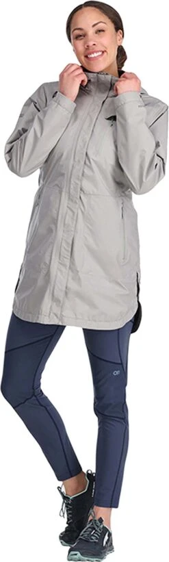 Outdoor Research Aspire Trench - Women's|-|Trench Aspire - Femme -Altitude Sports ORR 287622 7E 7EFront2 20Ash