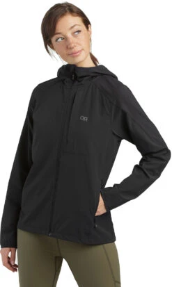 Outdoor Research Ferrosi Hoodie Softshell - Women's|-|Coquille à Capuchon Ferrosi - Femme -Altitude Sports ORR 287624 7E 7EFront 20Black 8a3914e9 f92d 4d92 a8a1 bd57716e09d8